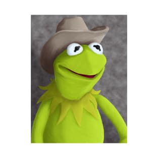 Cowboy Hat Kermit Portrait T-Shirt