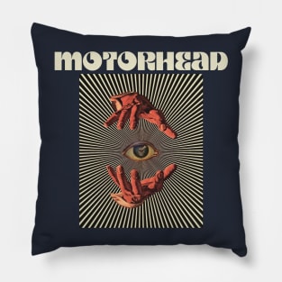 Hand Eyes Motohead Pillow