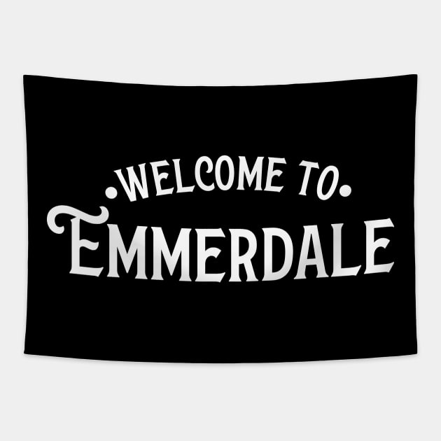 Welcome to Emmerdale Tapestry by Perpetual Brunch