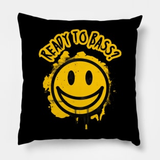 Acid House Smile Face Pillow