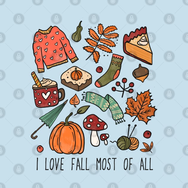 I Love Fall Most of All by Erin Decker Creative