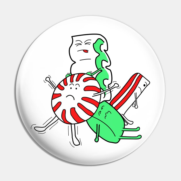 Candy Clump Pin by Coffeepine