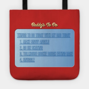 Buddy the Elf to-do list Tote