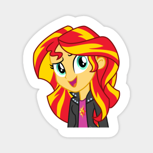 Rainbow Rocks Sunset Shimmer 1 Magnet