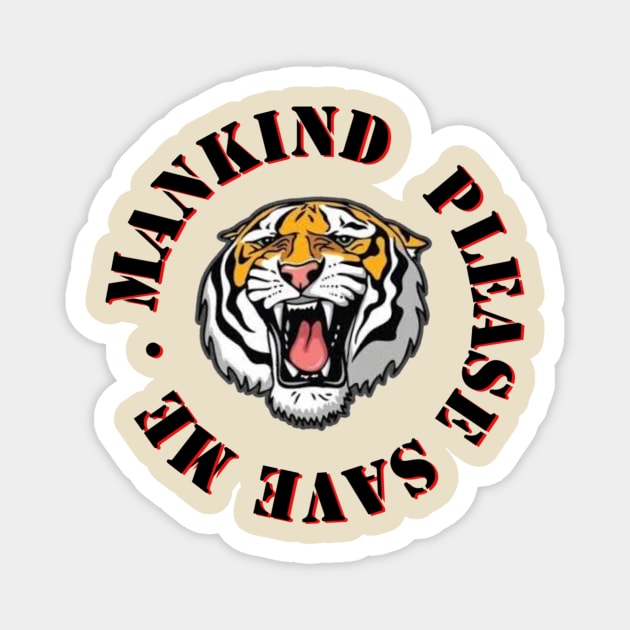 Tiger Conservation Magnet by Rockers Media