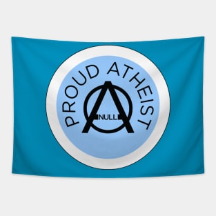 proud atheist Tapestry