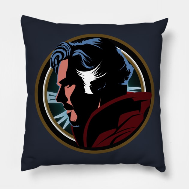 Sorcerer Supreme Pillow by DizonChed