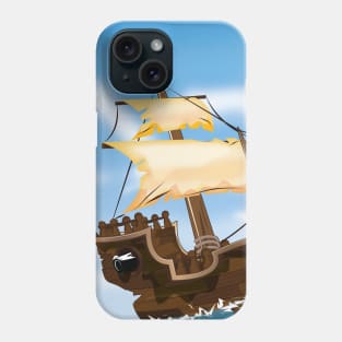 Old Pirate Ship Phone Case