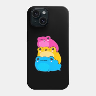 Celebrating Diversity: The Pansexual Flag Color Frog - A Subtle LGBTQ Aesthetic Showcasing Queer Pride Phone Case