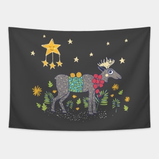 Starshine Moose Tapestry