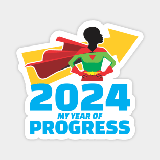 2024 My Year of Progress | New Year Magnet