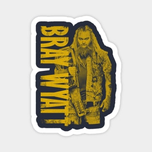 Bray Wyatt Yellow Vintage Magnet