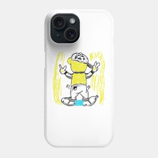 Skater Boy Skateboarding Day Hand Drawing Phone Case