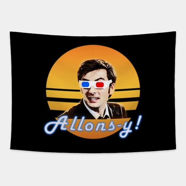 10th Doctor - Allons-y! Tapestry by Sterling_Arts_Design