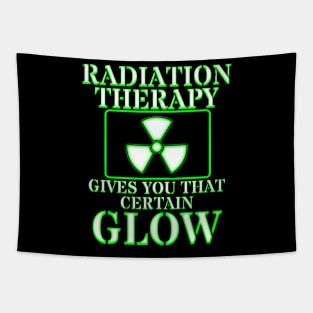 Radiation Therapy Radiation Therapist Funny Cancer Fighter Tapestry