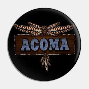 Acoma People Pin