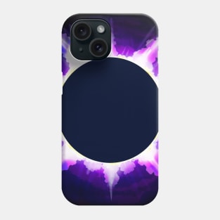 Total Solar Eclipse Illustrated Phone Case