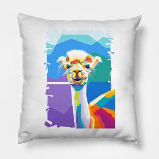 Alpaca Wpap Art Pillow