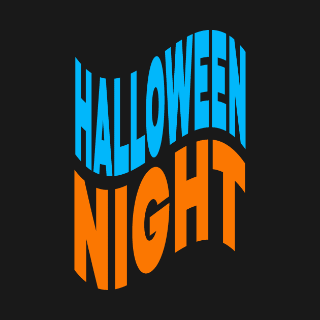 Halloween night by Evergreen Tee