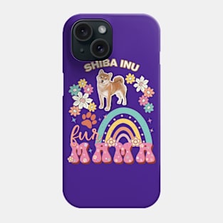 shibainu Fur Mama, shibainu For Dog Mom, Dog Mother, Dog Mama And Dog Owners Phone Case