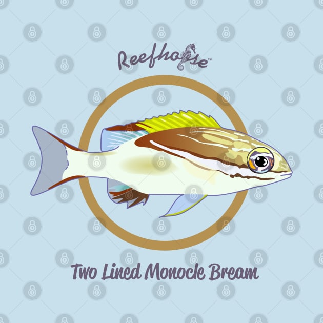 Two Lined Monocle Bream by Reefhorse