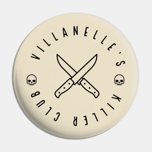 Villanelle's Killer Club (Black) Pin