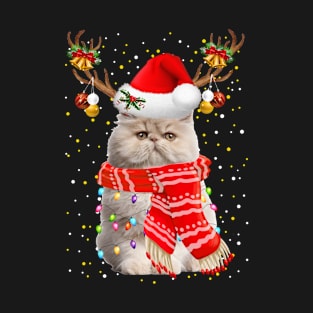Persian Cat Christmas T-Shirt