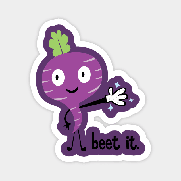 BEET IT Magnet by toddgoldmanart