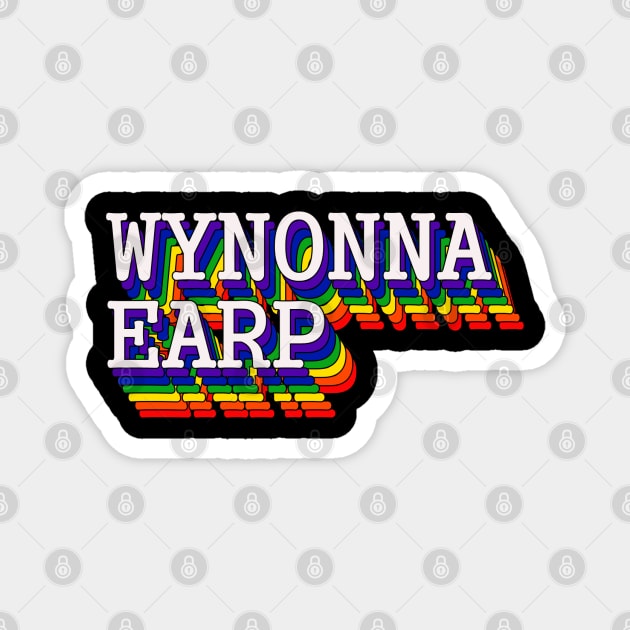 wynonna earp pride version 2 Magnet by swiftjennifer