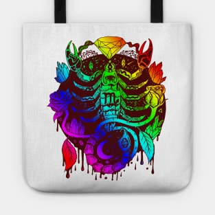 Rainbow Mystic Scorpio Zodiac Tote