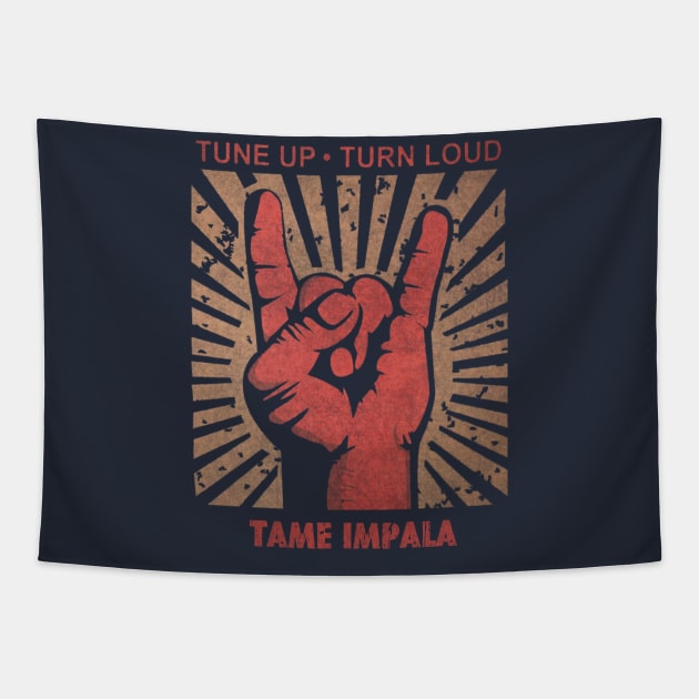 TUne up . Turn loud Tame Impala Tapestry by MenGemeyMashkan