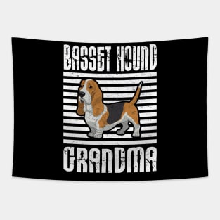 Basset Hound Grandma Proud Dogs Tapestry