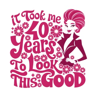 Radiant Mother: Celebrating 40 Years of Timeless Beauty T-Shirt