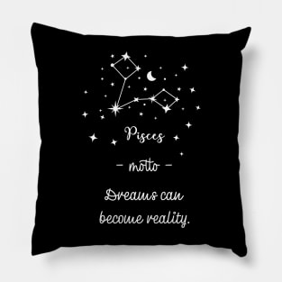 Key phrases of the zodiac signs: Pisces Pillow