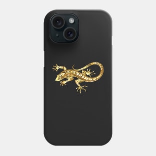 Golden Lizard Phone Case