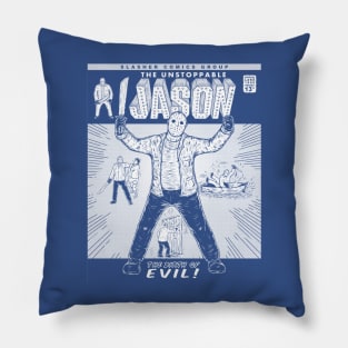 SLASHER 1 INK JASON Pillow