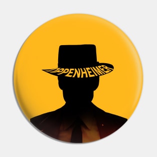 Oppenheimer's Closeup Dark Cutout Pin