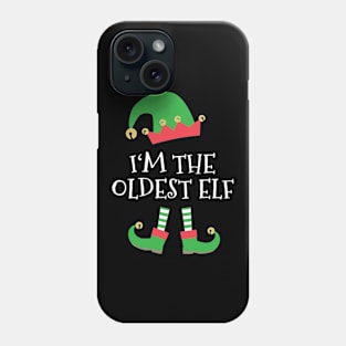 The oldest Elf Costume Christmas Party Crew Phone Case