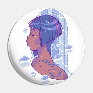 Waterfall Bubblebath Pin