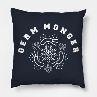 Germ Mongers! White ink Pillow