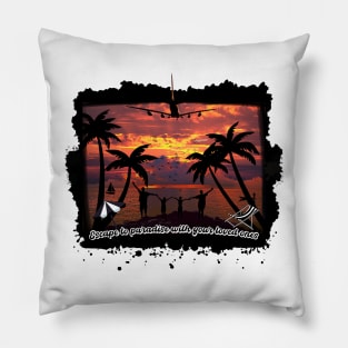 Escape to paradise with your loved ones - tropical family vacations Pillow