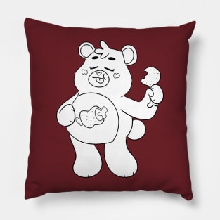 care bears eat meat Pillow