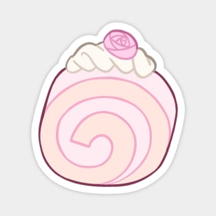 Roll cake cute pastel Magnet