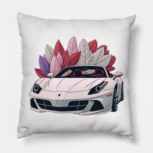 Ferrari F12 portifeno white colour with flowers Pillow