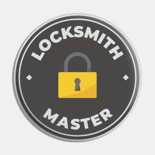 Locksmith master logo Pin