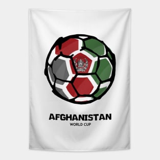 Afghanistan Football Country Flag Tapestry