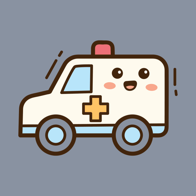 Cute Ambulance by yellowline