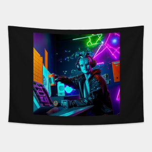 Gamer Neon Tapestry