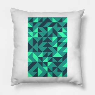 Wonderful Geometric Pattern - Triangle #8 Pillow