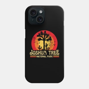 Joshua Tree National Park California Vintage Sunset Phone Case